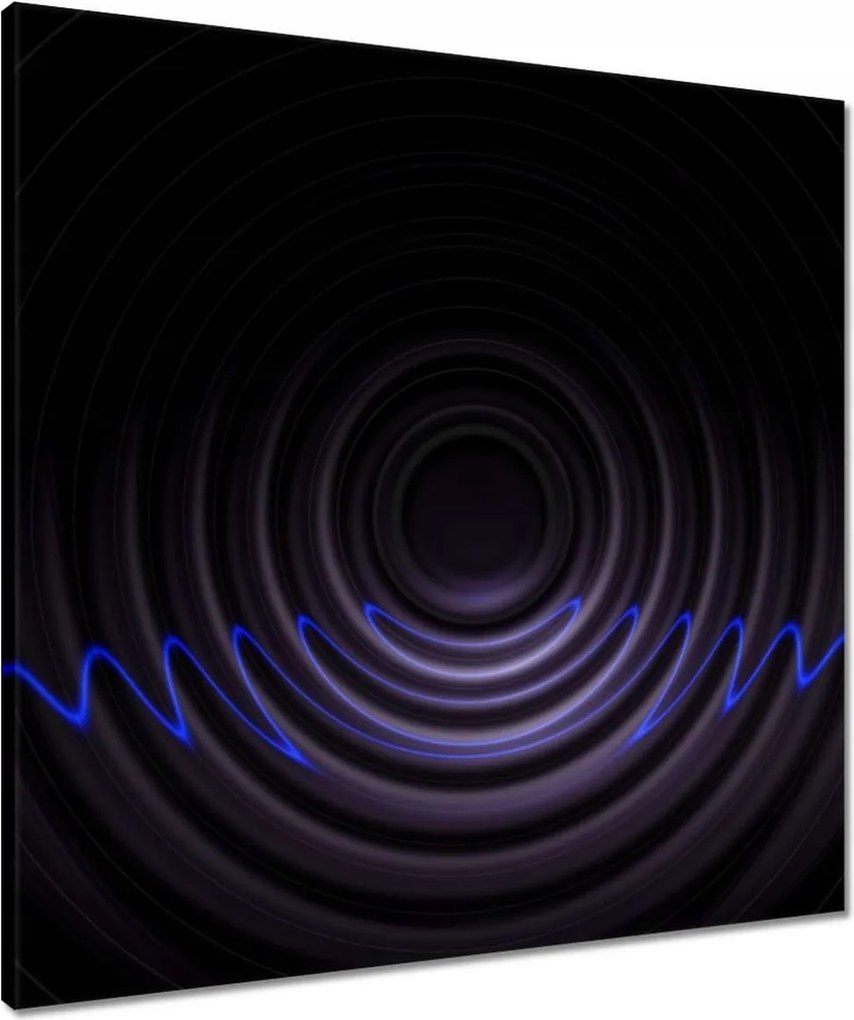 Vászonkép 60x60 Zenei hullámok