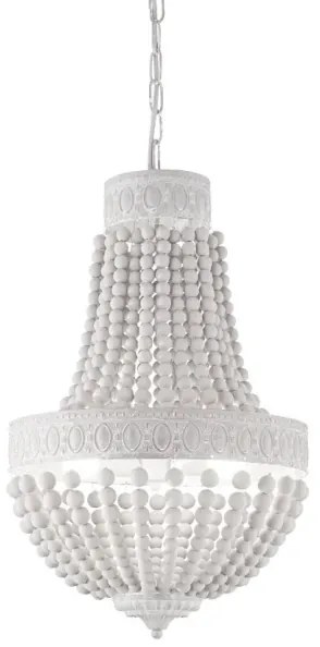 Ideal Lux - Csillár láncon MONET 6xE14/40W/230V átm. 50 cm kender/fehér