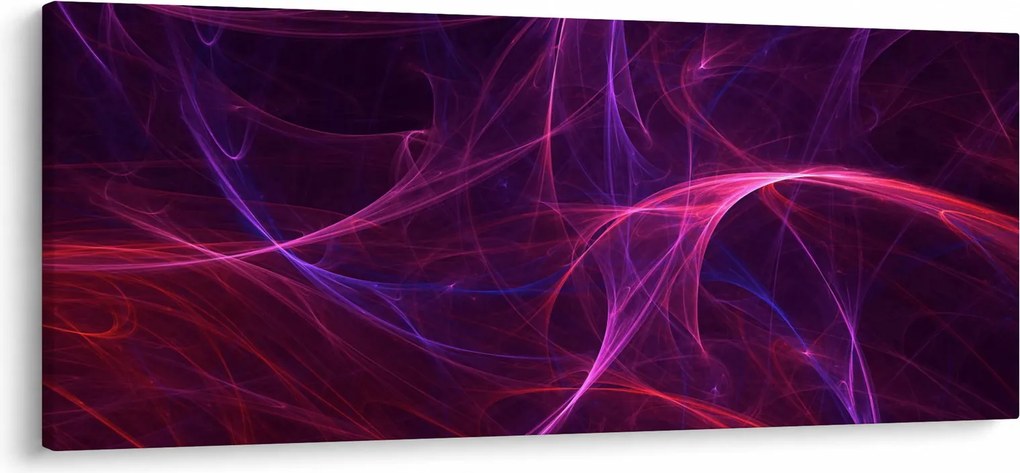 Absztrakt görbék képe (120x50 cm)