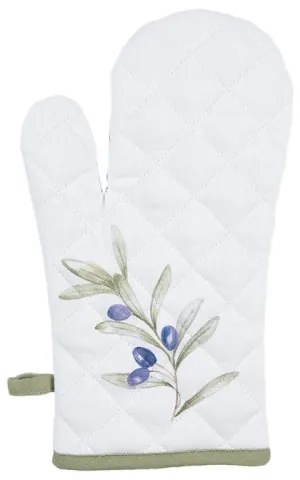 Edényfogó kesztyű, 18x30cm, 100% pamut, Olive Fields