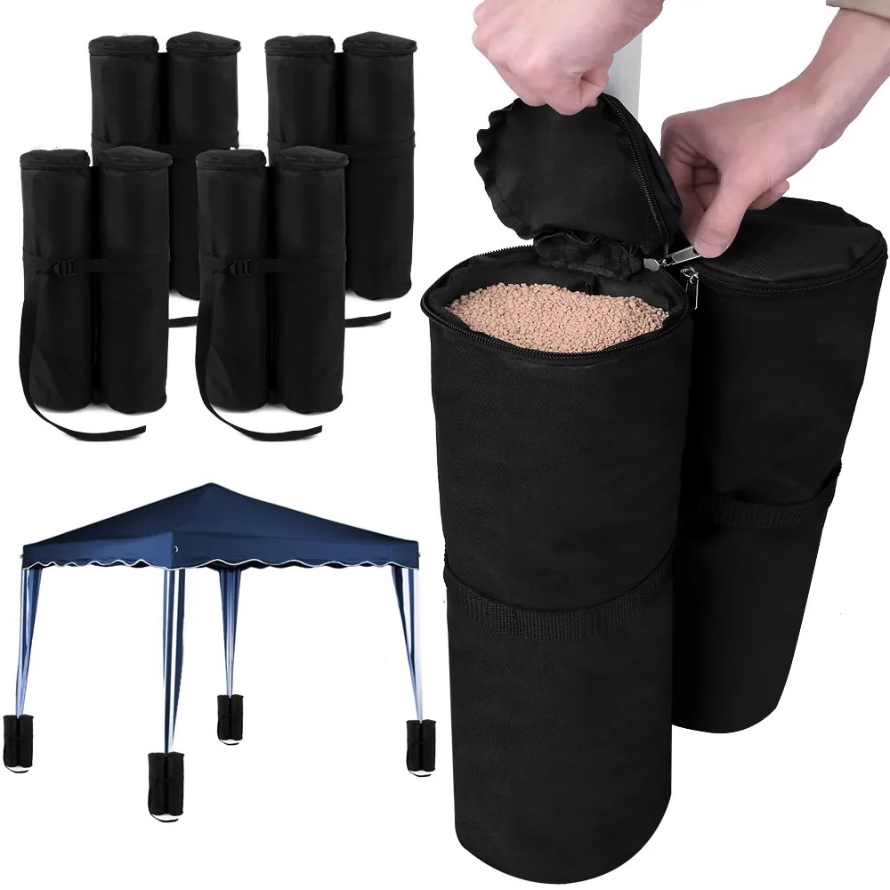 Casaria® Altán súly készlet - 4 db fekete