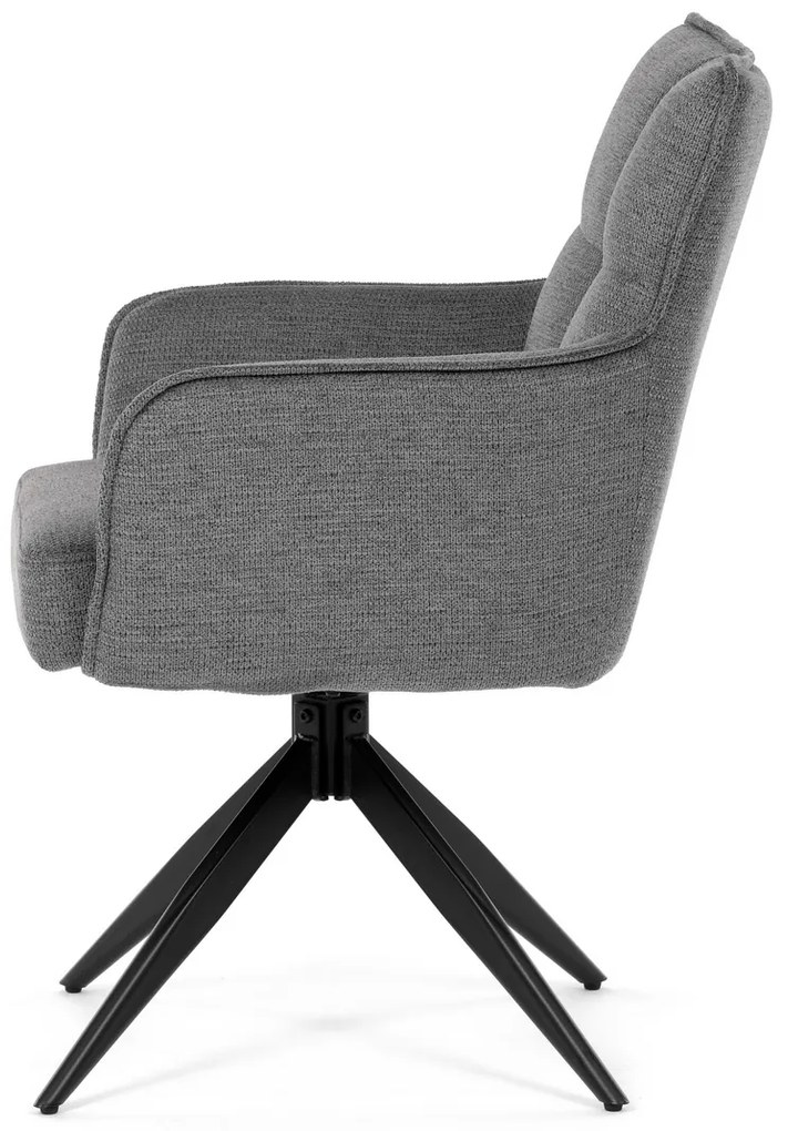 Étkezőszék-készlet visszahúzható mechanizmussalDCH-P3170 GREY2, 2 db
