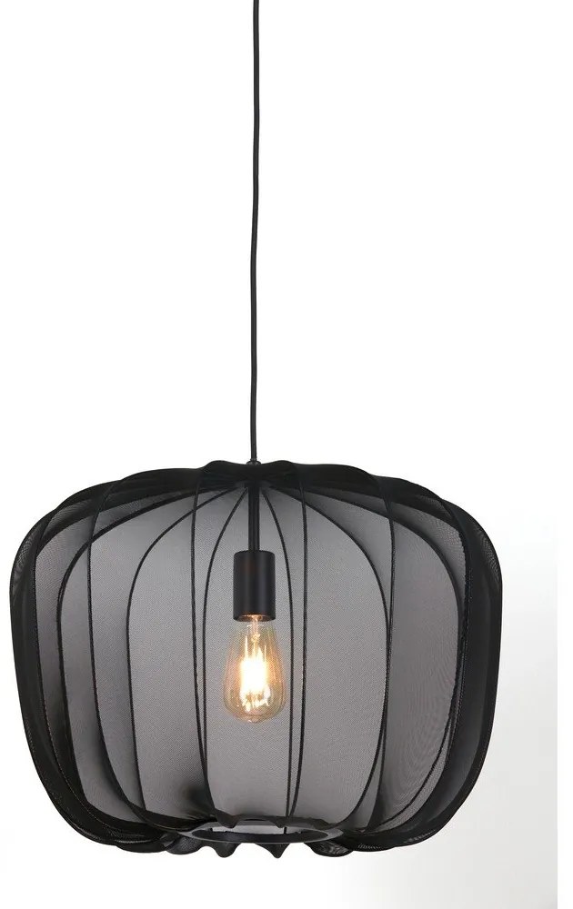 Fekete mennyezeti lámpa ø 50 cm Plumeria – Light &amp; Living