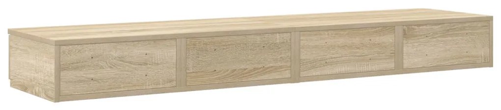 Ágy Fiókok Sonoma Tölgy 160x36,5x16,5 cm Mérnöki Fa