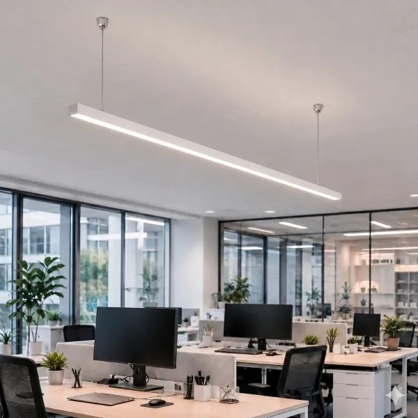 Brilagi - LED függeszték FULLDAY LED/30/40/50W/230V 2700/4000/6000K 150cm fehér