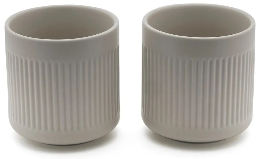 Szürke porcelán csésze szett 2 db-os 300 ml Skagen – Bredemeijer