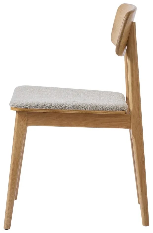 Bézs-natúr színű étkezőszék Livo – Unique Furniture
