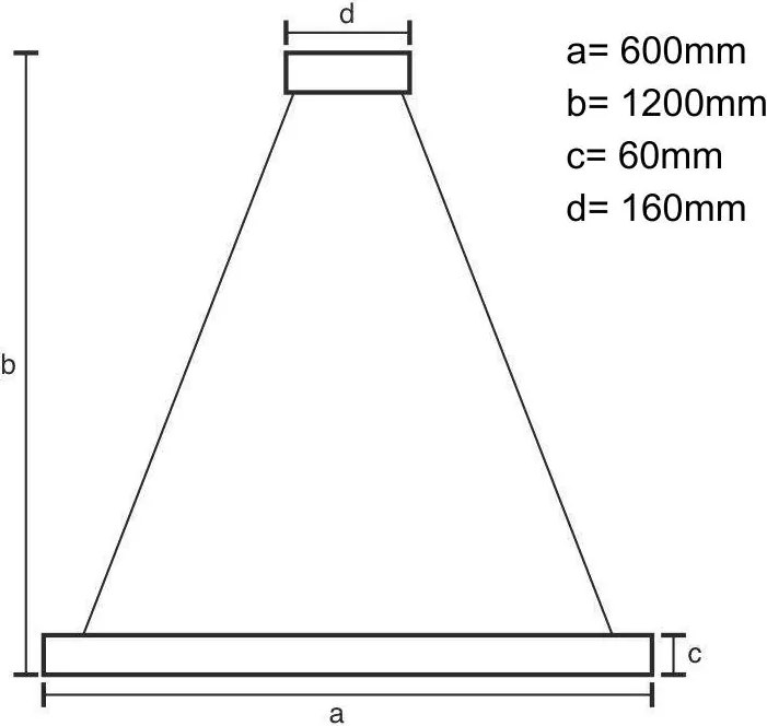 NEDES J4376-W Modern Led Függesztett Lámpa IP20