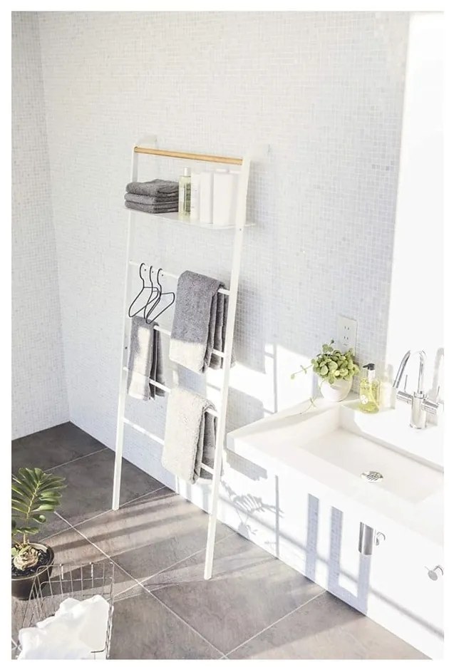 Tower Ladder fehér polcos fogas - YAMAZAKI