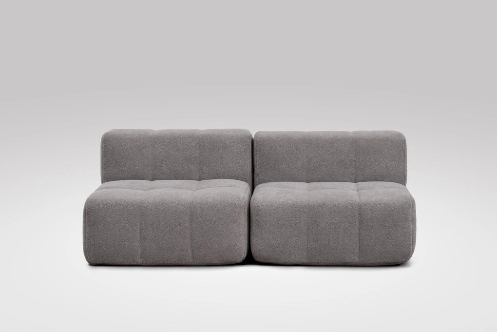 2 Teiliges Modulares Sofa – Grau