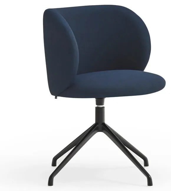 Sötétkék kárpitozott étkezőfotel Mogi – Teulat