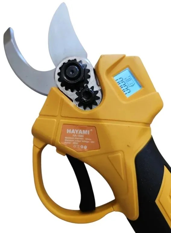 Akkus metszőolló - HAYAMI HA-1040 + tok + 2 akku