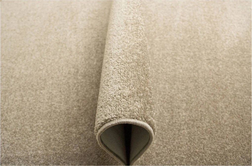 Bézs Filcszőnyeg Puha Gyapjú Divatos Nappaliba Sunset 200x200 cm