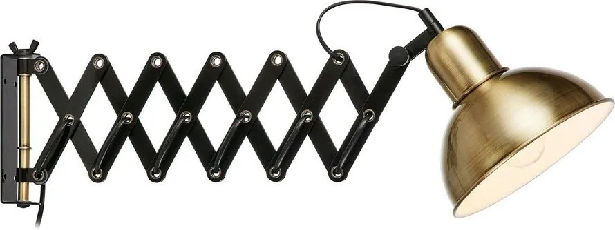 Aranyszínű fali lámpa Riggs – Markslöjd