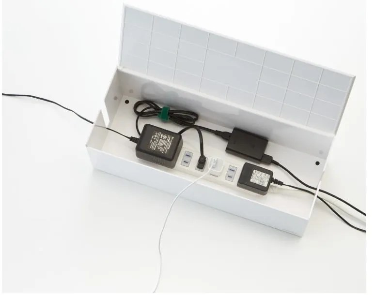 Web Cable Box fehér doboz töltőknek- YAMAZAKI
