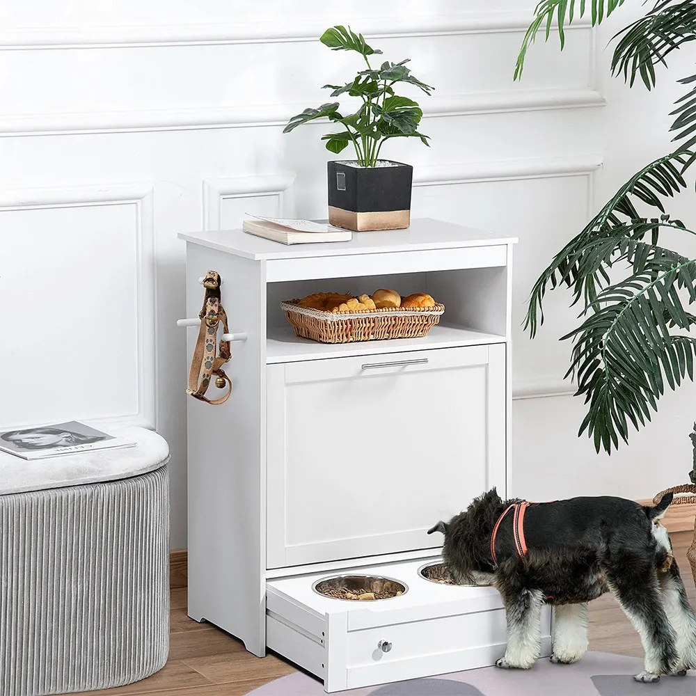 Fa kisállatetető szekrény