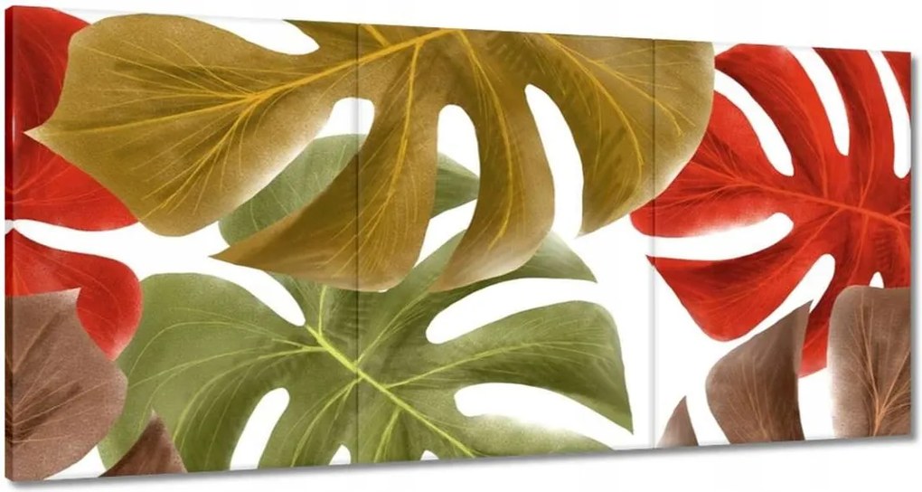 Vászonkép 120x60 Őszi szörny levelek