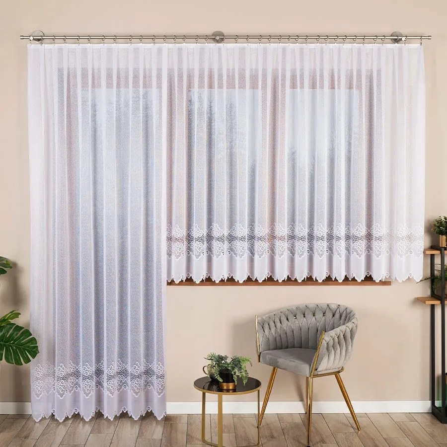 Jacquard Függöny Készen Áll A Nappaliba Modesta 200x250cm