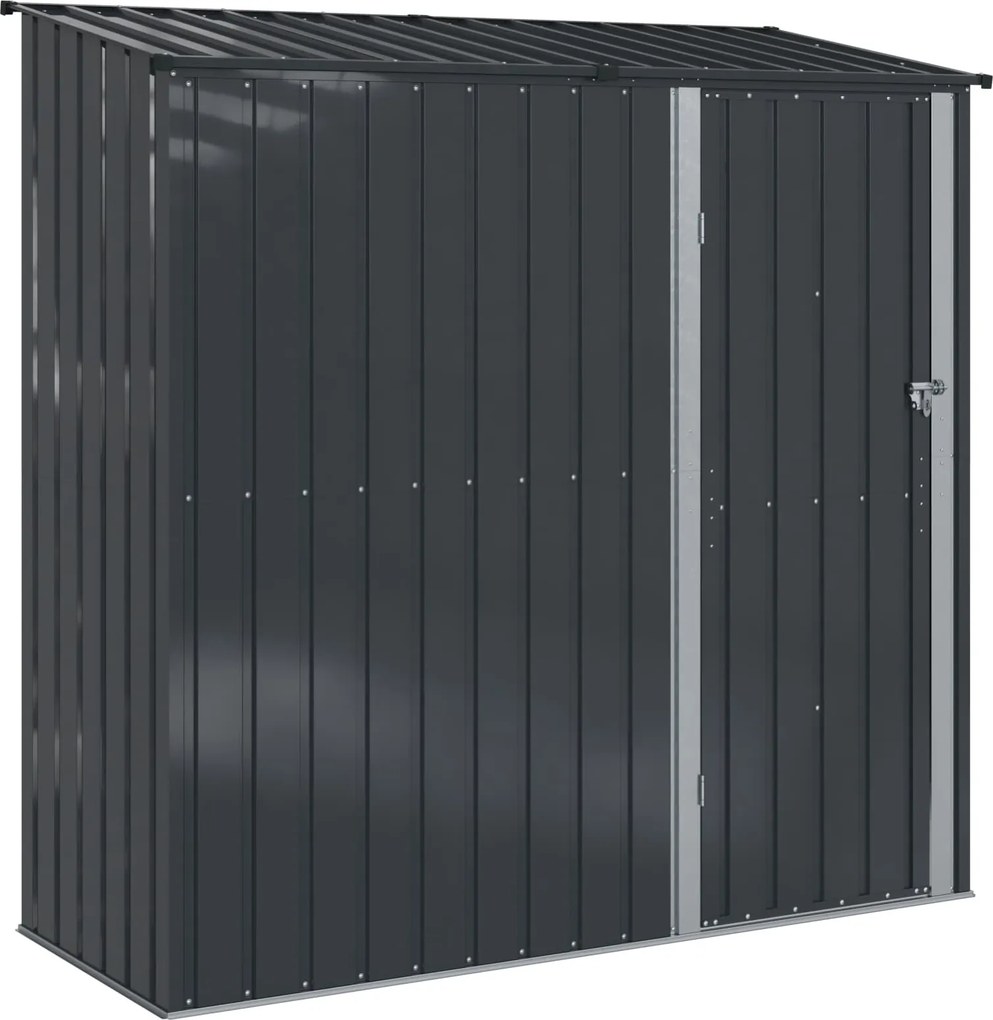 vidaXL Kertiszerszámos házak Antracit 203 x 85,5 x 200 cm Fém