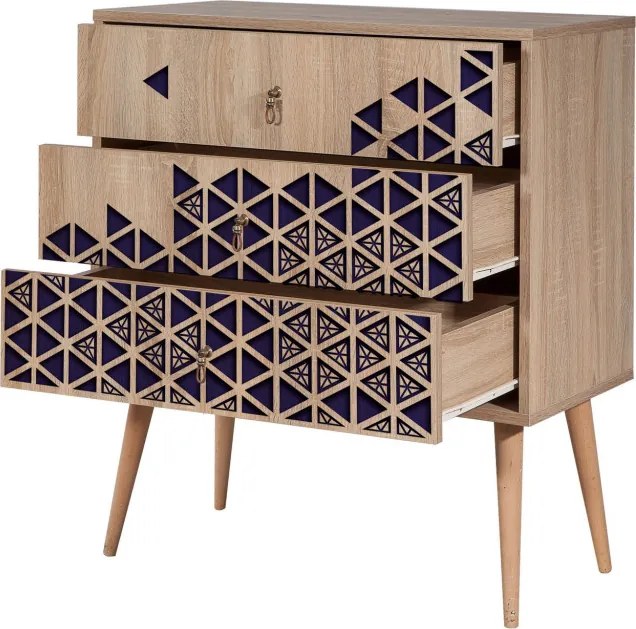 Trio komód, 80 cm – TR869VEL3431
