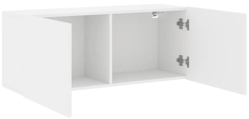 fehér falra szerelhető TV-szekrény 100 x 30 x 41 cm