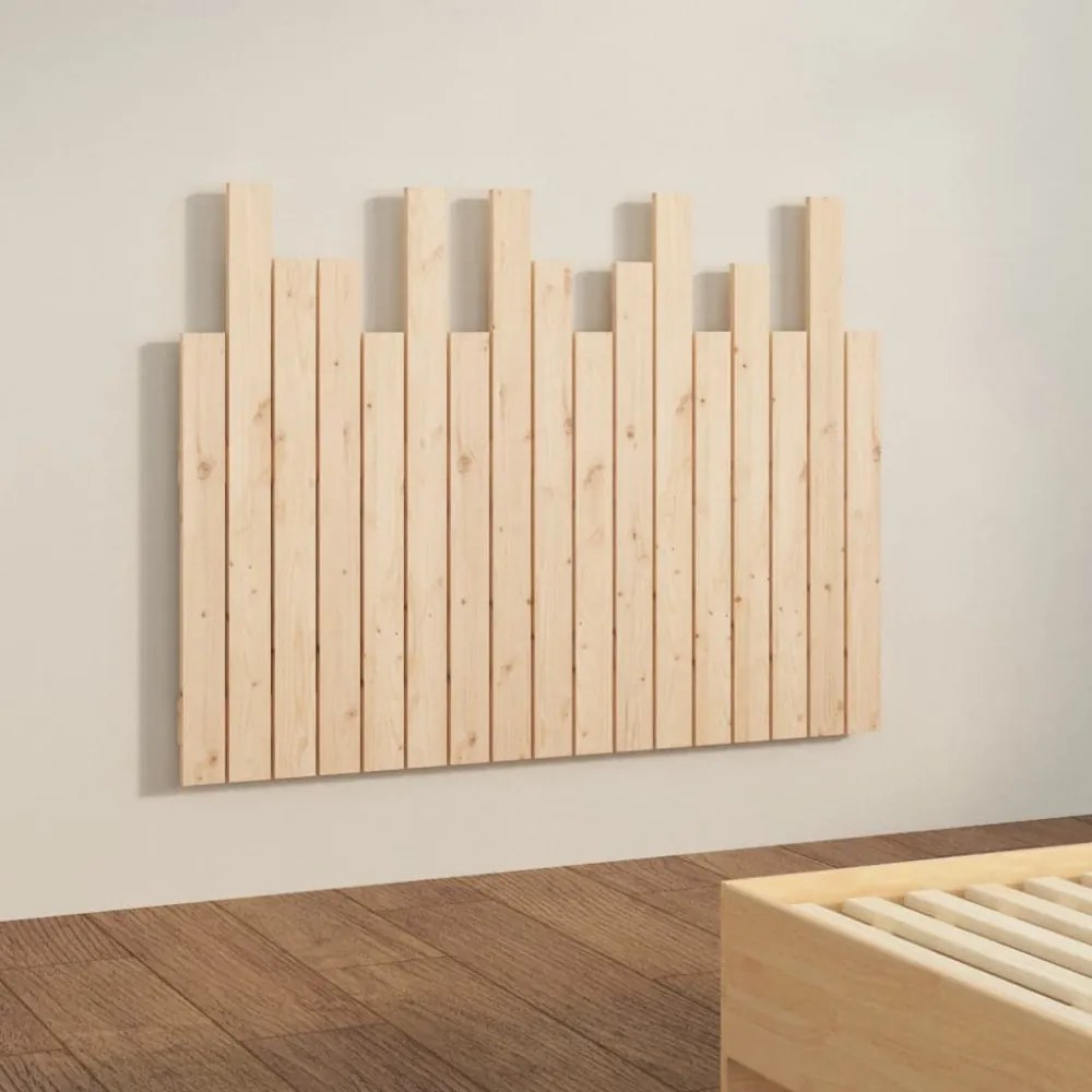 tömör fenyőfa fali fejtámla 108 x 3 x 80 cm