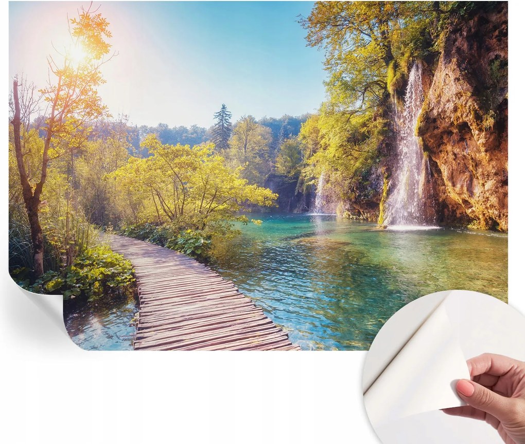 Dekoratív Öntapadós Tapéta Divatos Minták Természetes táj 312x219 cm