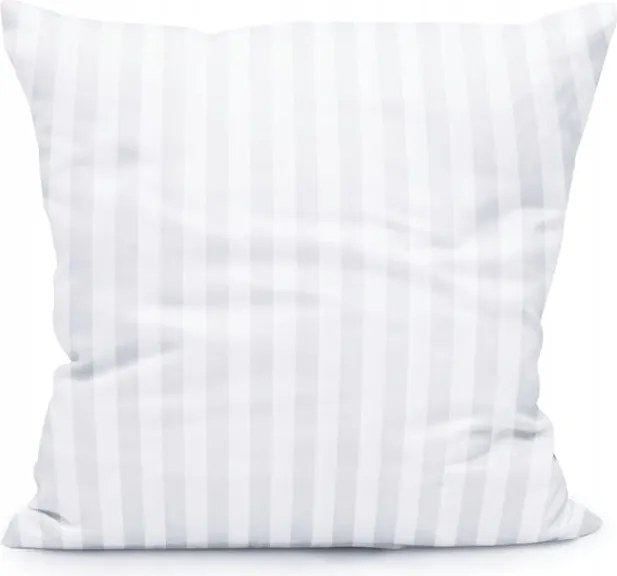 Párnahuzat 70x80 Hotel Adamaszek csíkos 4mm fehér