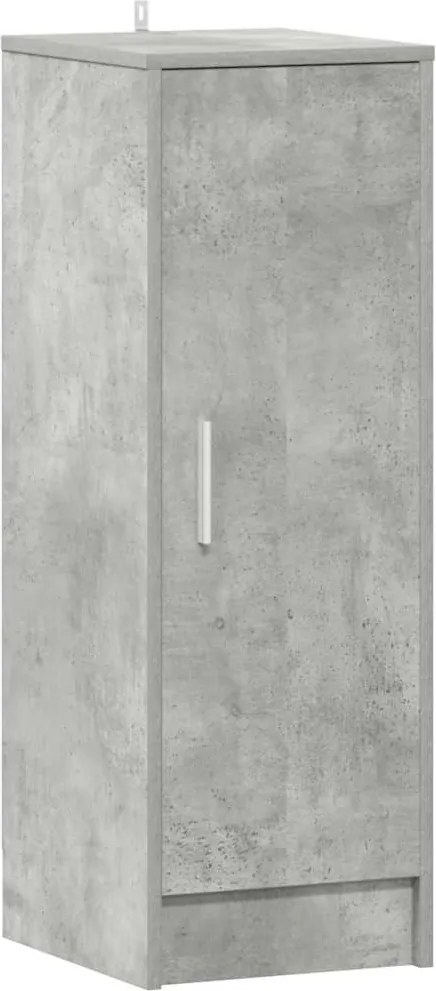vidaXL betonszürke szerelt fa cipősszekrény 32 x 35 x 92 cm