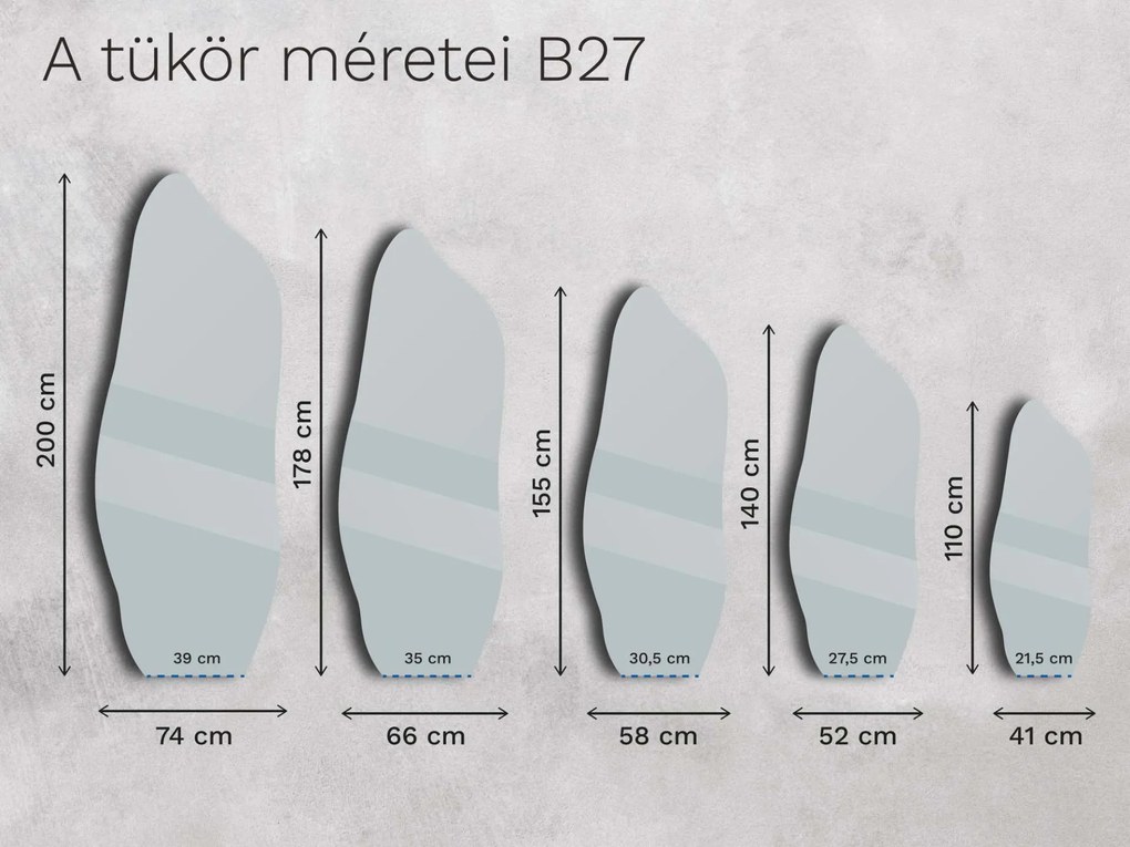 Bronz tükör Base B27