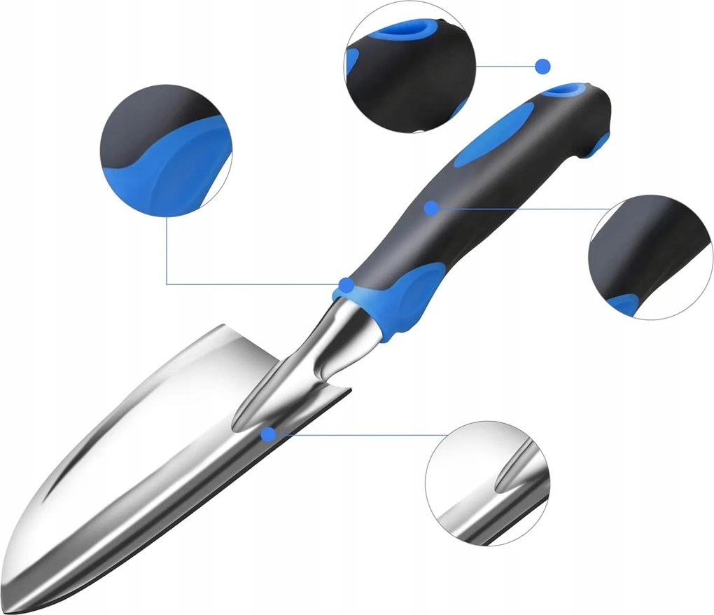 Kerti lapát Rozsdamentes acél Flora Guard 33cm Erős Tömör Ergo