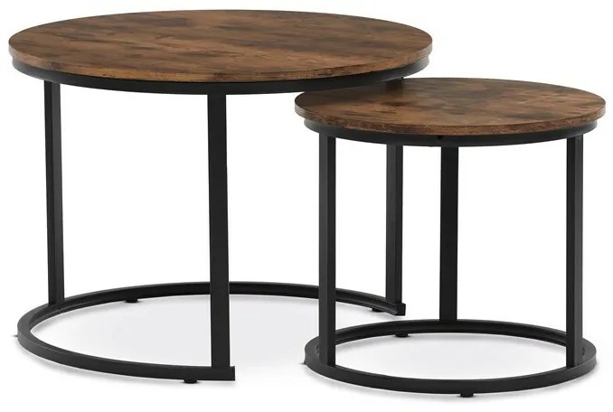 Konferenciaasztalok szett, régi fa, 2 db