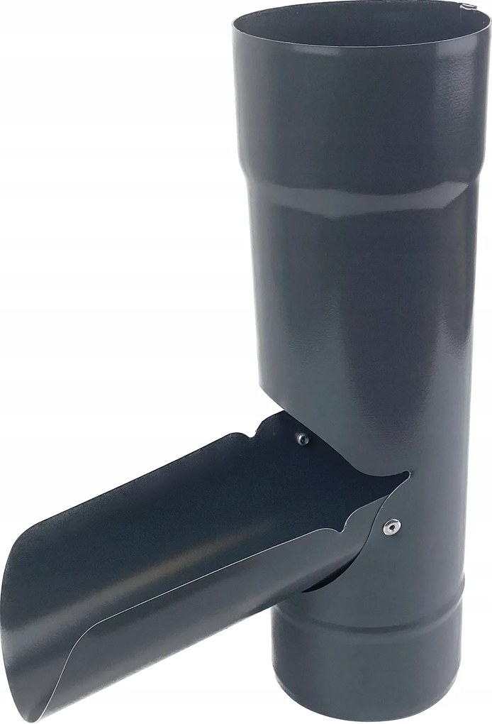 Esővíz csappantyú 90mm-es csőhöz Galeco Ral 7015 grafit Acél