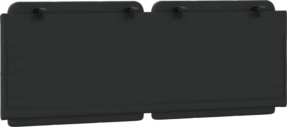 fekete műbőr fejtámla párna Zadar 120 cm