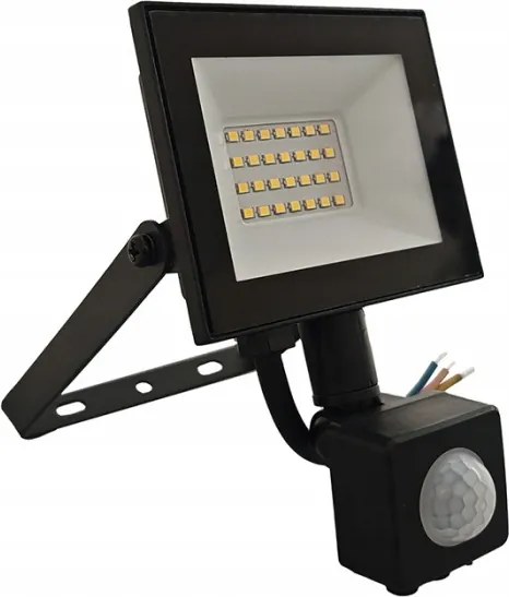 Led Reflektor Fényvető Mozgásérzékelő Pir 20W Semleges 4000K 1800lm IP54