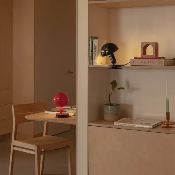 FARO 56100 - Csipeszes asztali lámpa 2in1 BELA 1xE27/15W/230V fekete