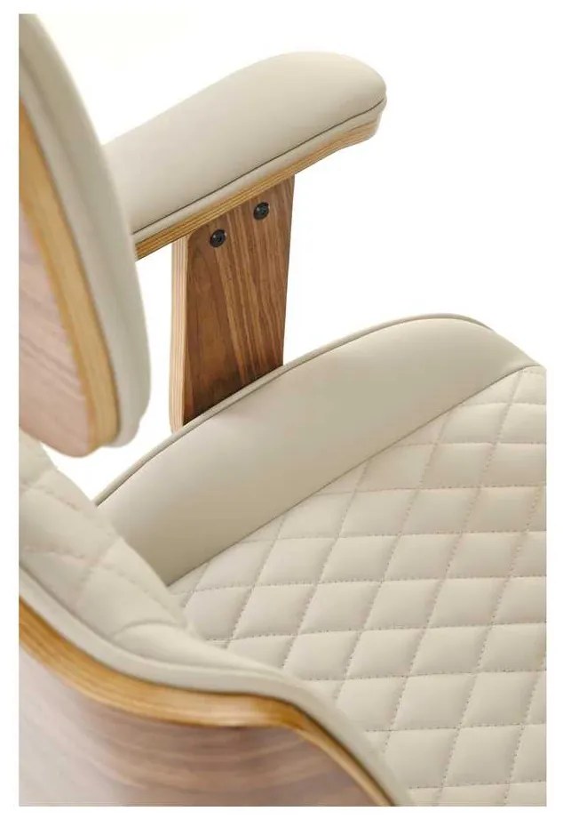 Gettysburg irodai szék, bézs / dió