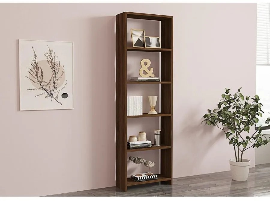 könyvespolc New - Walnut
