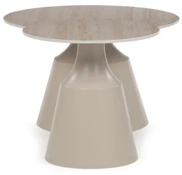 Dohányzóasztal 70×70 cm, Kerámia, Travertin. CT-F4152 TRV