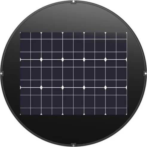 Napelemes LED utcai lámpa mozgásérzékelővel LUVIA LED/15W/3,2V 6500K IP54 5400 mAh+távirányítóval
