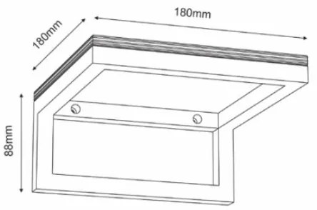 Fali virágcserép 9x18 cm