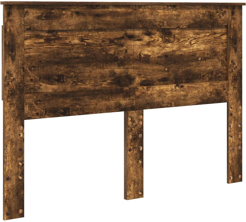 vidaXL Fejtámla fejtámlával Füstölt tölgy 160 cm Faanyag