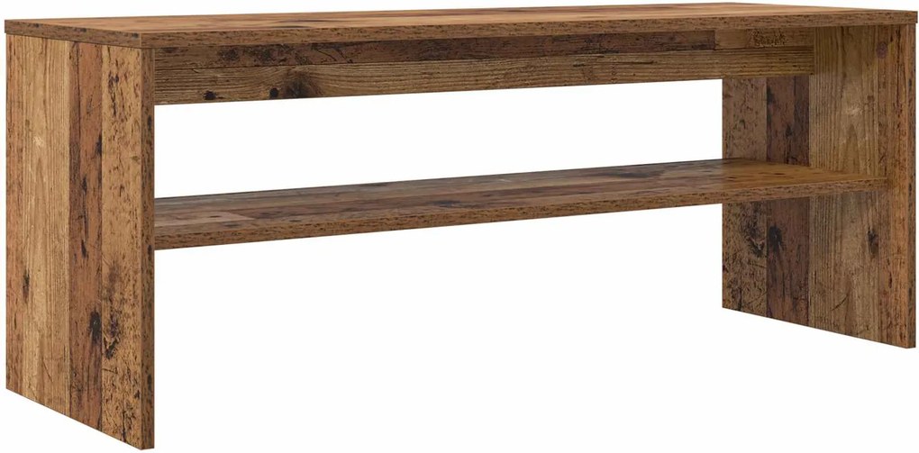vidaXL TV szekrény Öreg fa 100 x 35 x 40 cm Faanyag