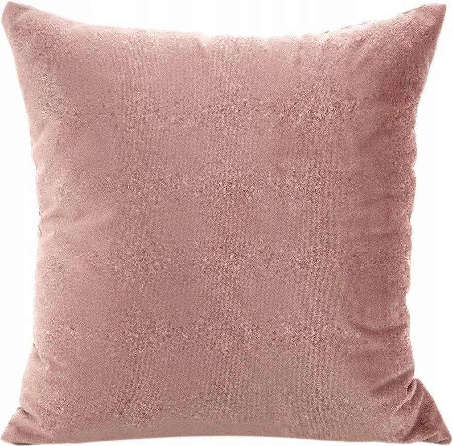 Párnahuzat 40x40 rózsaszín bársony párnahuzat Jancsi dekoratív színes