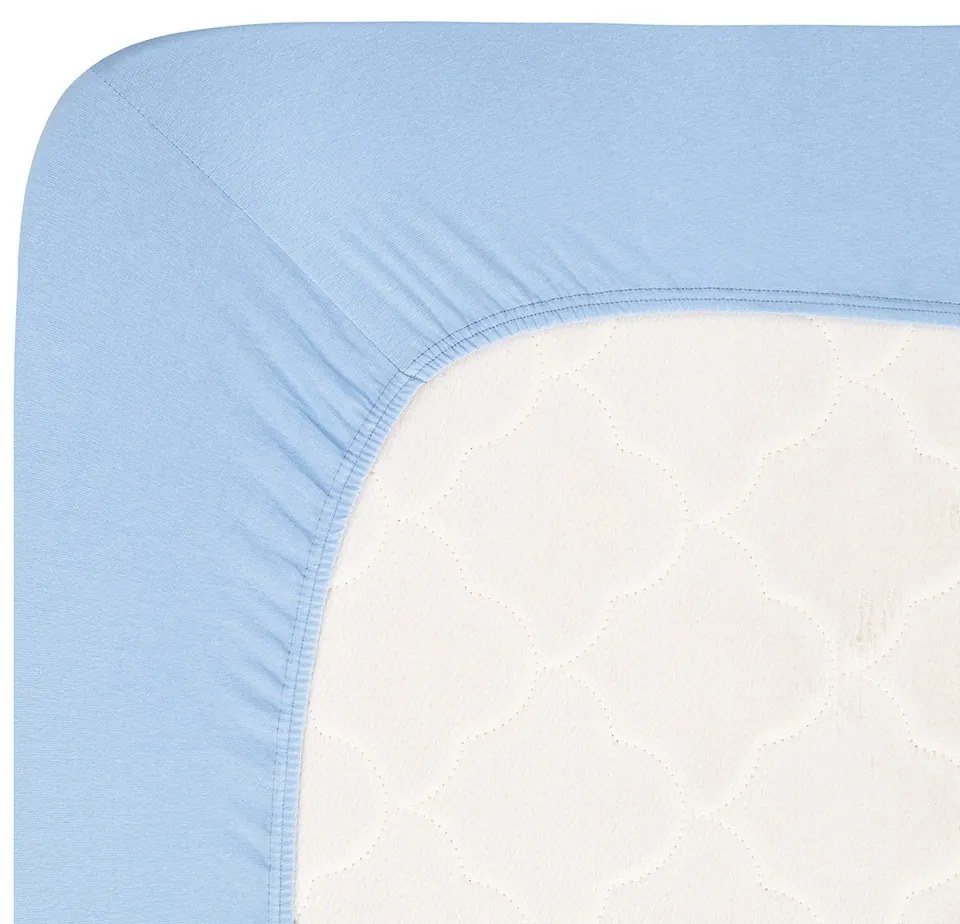 4Home Lycra jersey lepedő kék, 180 x 200 cm