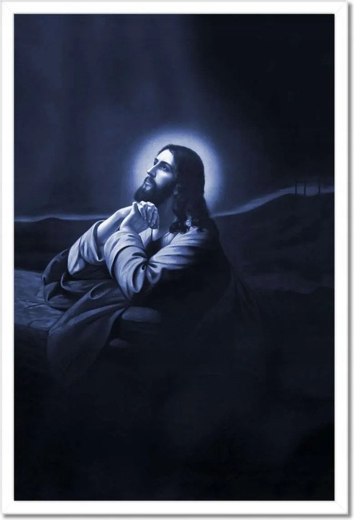 Poszterek keretben 40x60 Jézus Ima a kertben