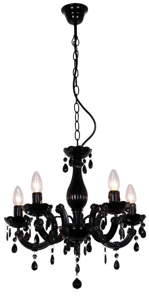 ZUMA LINE RLD94016-5B MAGNOLIA Klasszikus Csillár Fekete E14 IP20