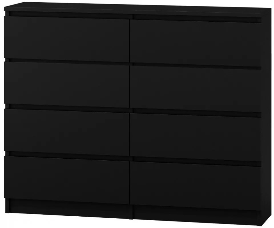 M8 120 komód, fekete