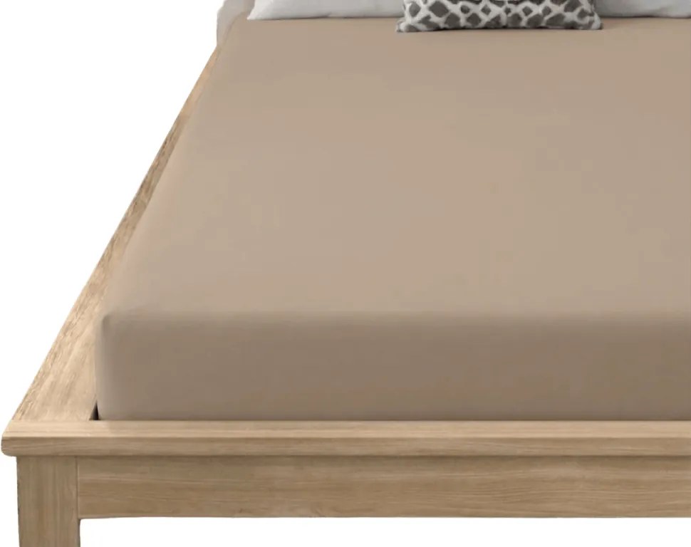 Mikroszálas lepedő MICROVELLE bézs 90x200 cm