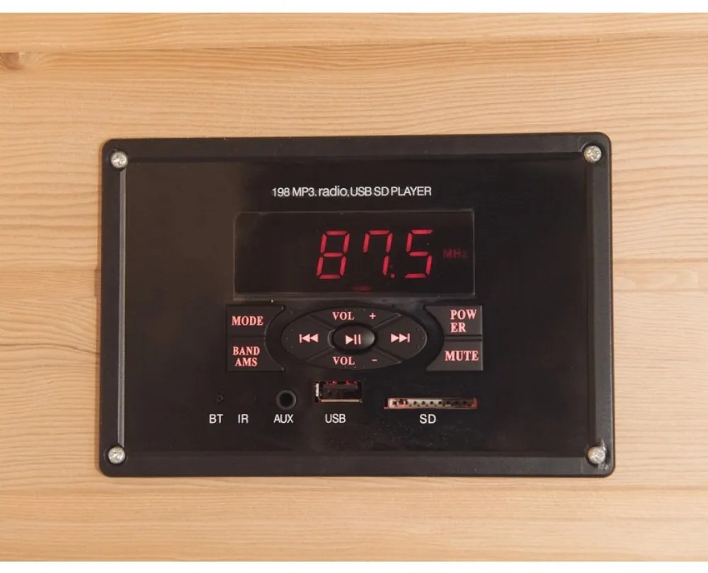 Sauna DeLuxe 4440 CB / CR, barna